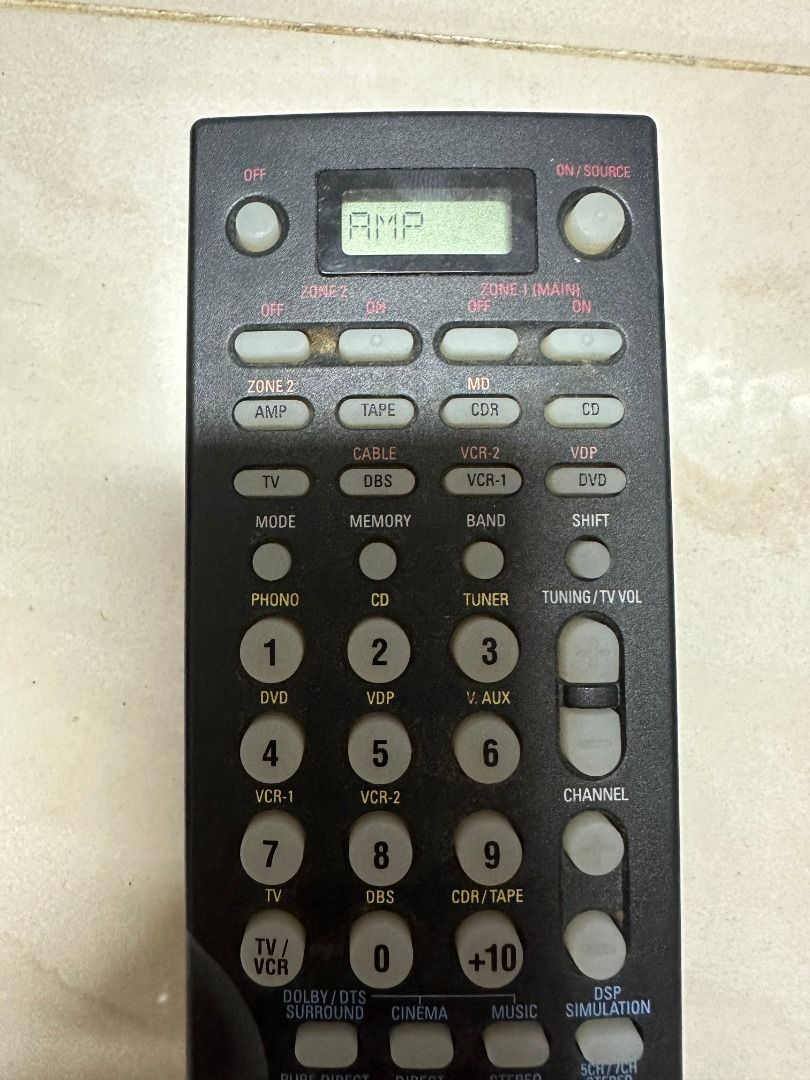 原廠DENON RC 921 AV劇院環繞擴大機 遙控器 DENON AVR AVC 劇院系列, 耳機及錄音音訊設備, 其他音響配件及設備在旋轉拍賣