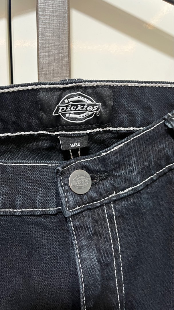 dickies contrast stitched pants Women s Fashion Bottoms Jeans