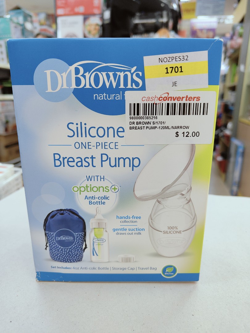 Dr Brown's Breast Pump, Silicone, One-Piece