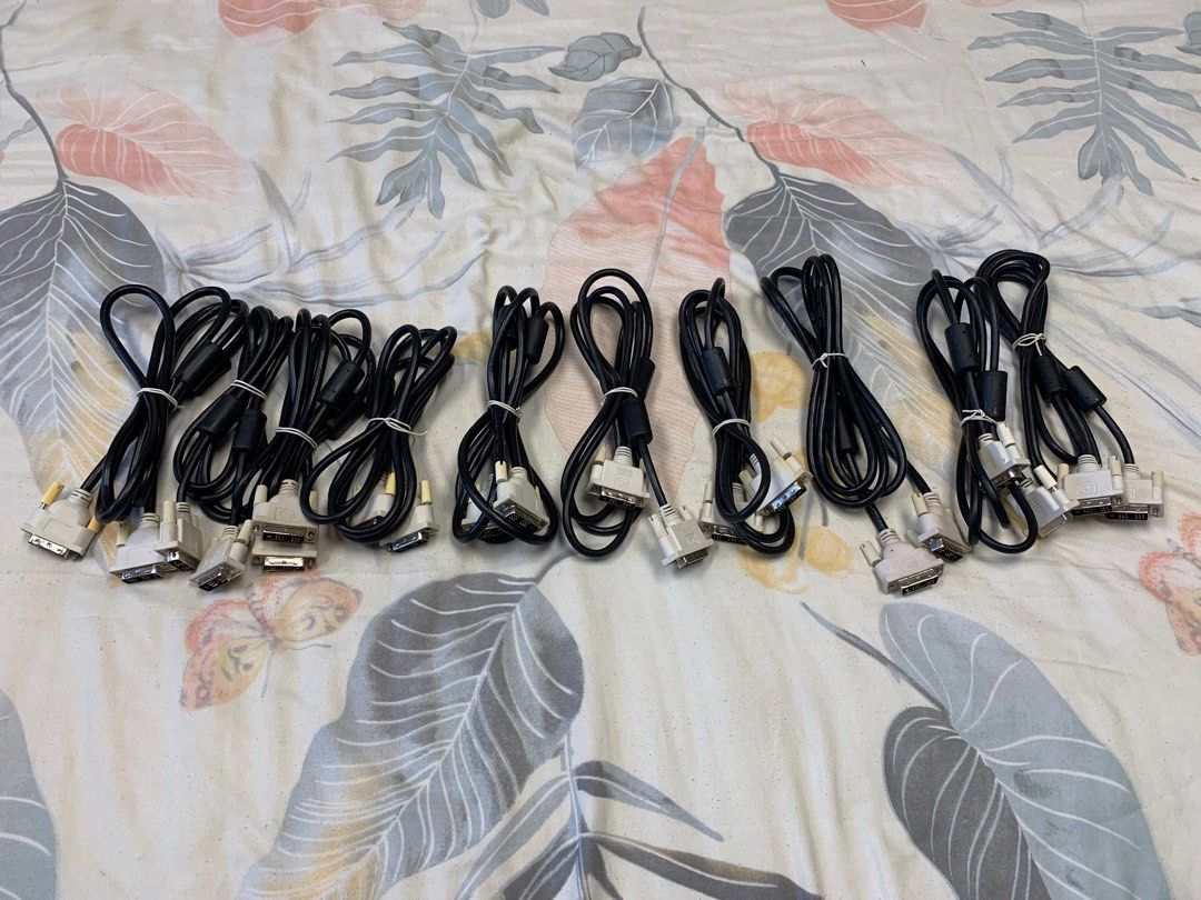 DVI Cable 1meter Long 10pcs. Pack Good Condition (Category: Cables & Adaptors) located in Paranaque City. Submitted by seb_trading (Listing ID 1261054205, Image 1). Description: P500 for 10pcs. almost new DATAPRO brand dvi digital cable for monitors 1meter long lightly used last price Paranaque area buy only 1-7pcs for P99each.