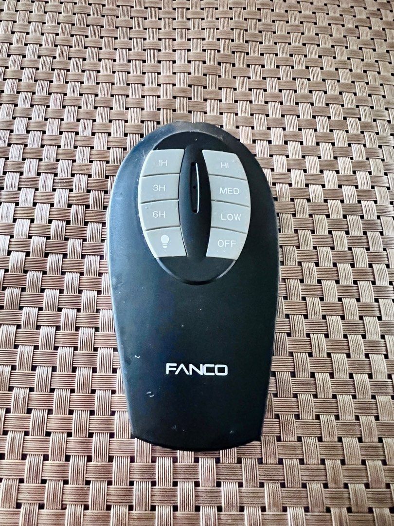 Fanco Ceiling Fan Remote Control Shelly Lighting