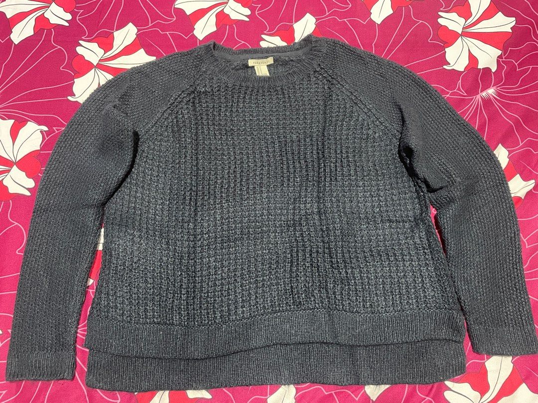 Forever 21 waffle knit sweater online
