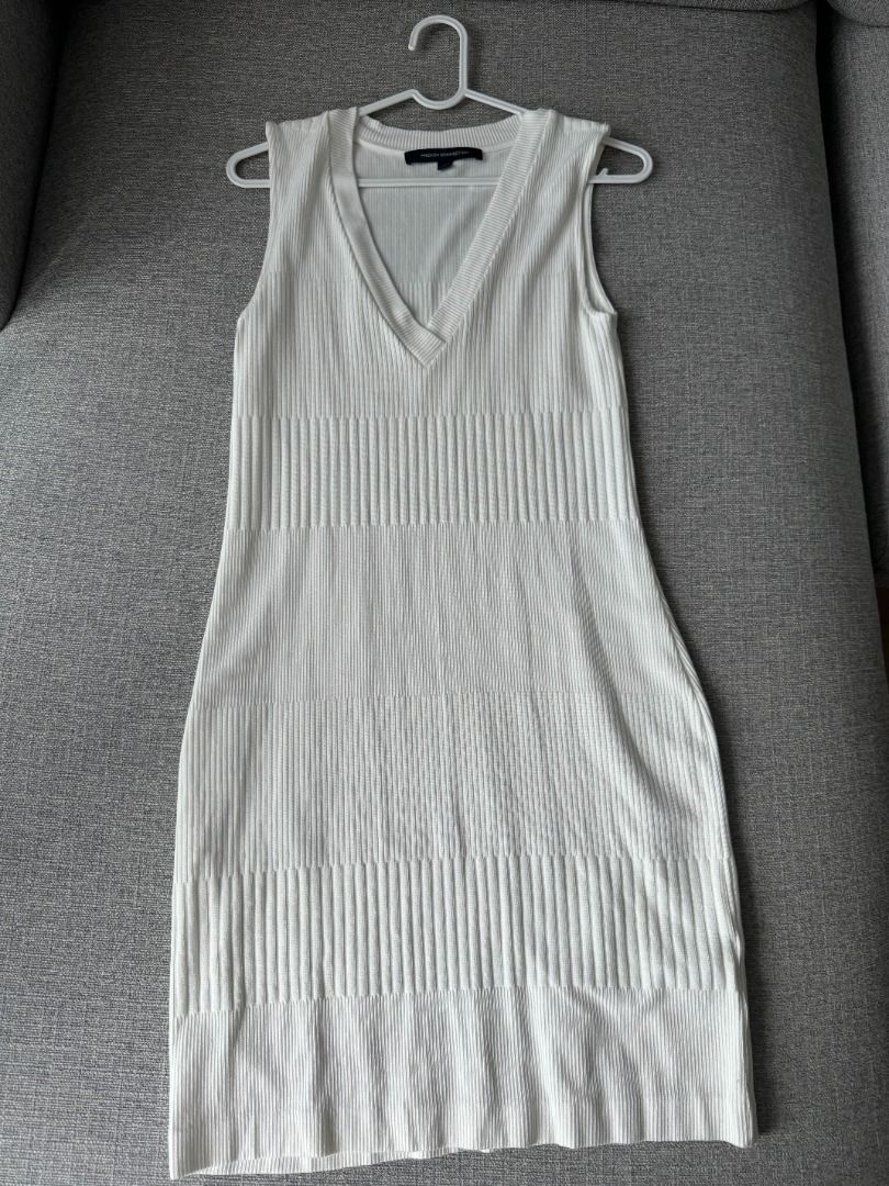 French Connection Piki Eco Jersey V Neck Dress Size S