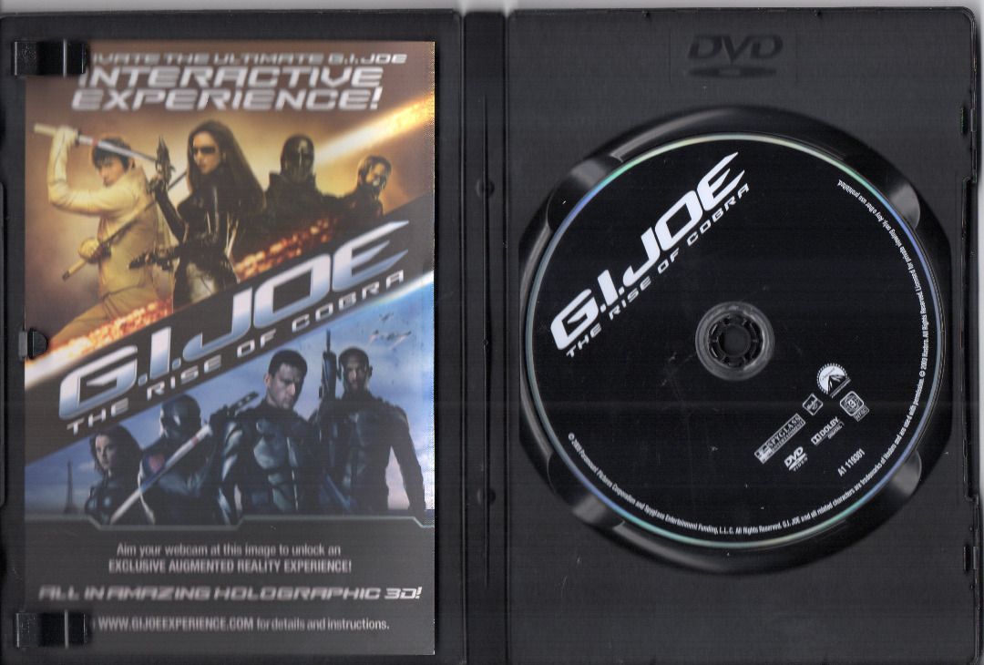 G. I. Joe (The Rise of Cobra) ***original dvd***, Hobbies & Toys, Music