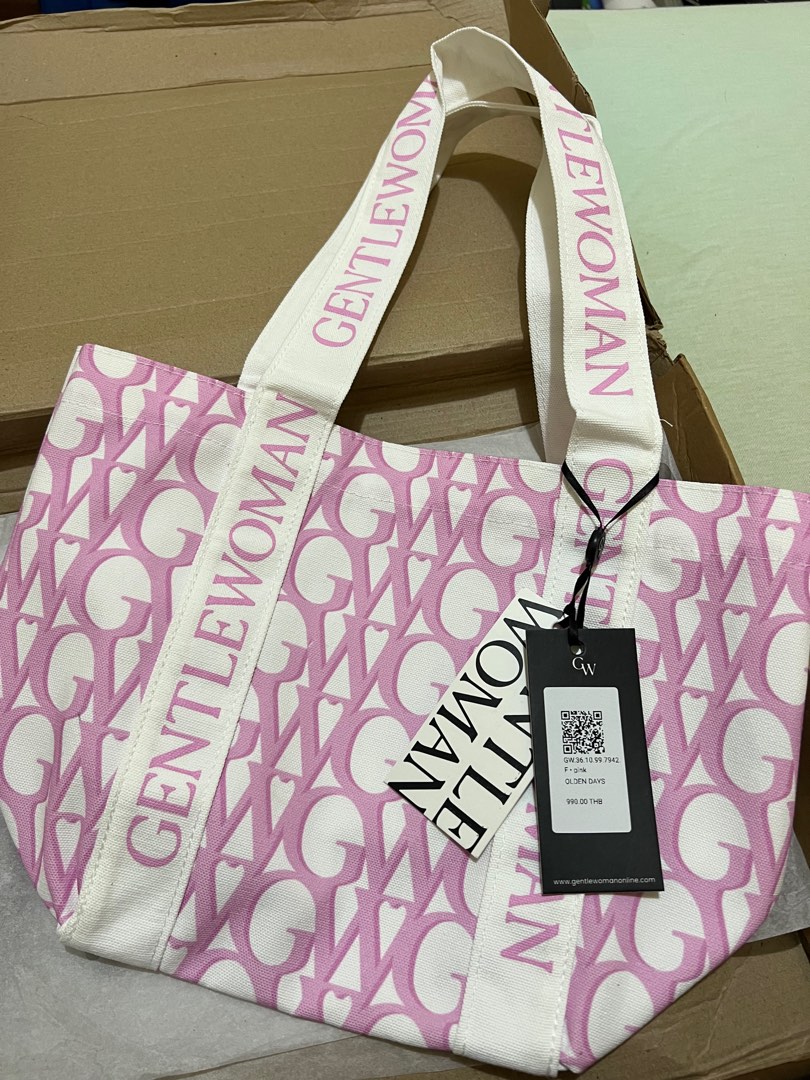 Gentlewoman Pink Monogram, Women's Fashion, Bags & Wallets, Tote Bags ...