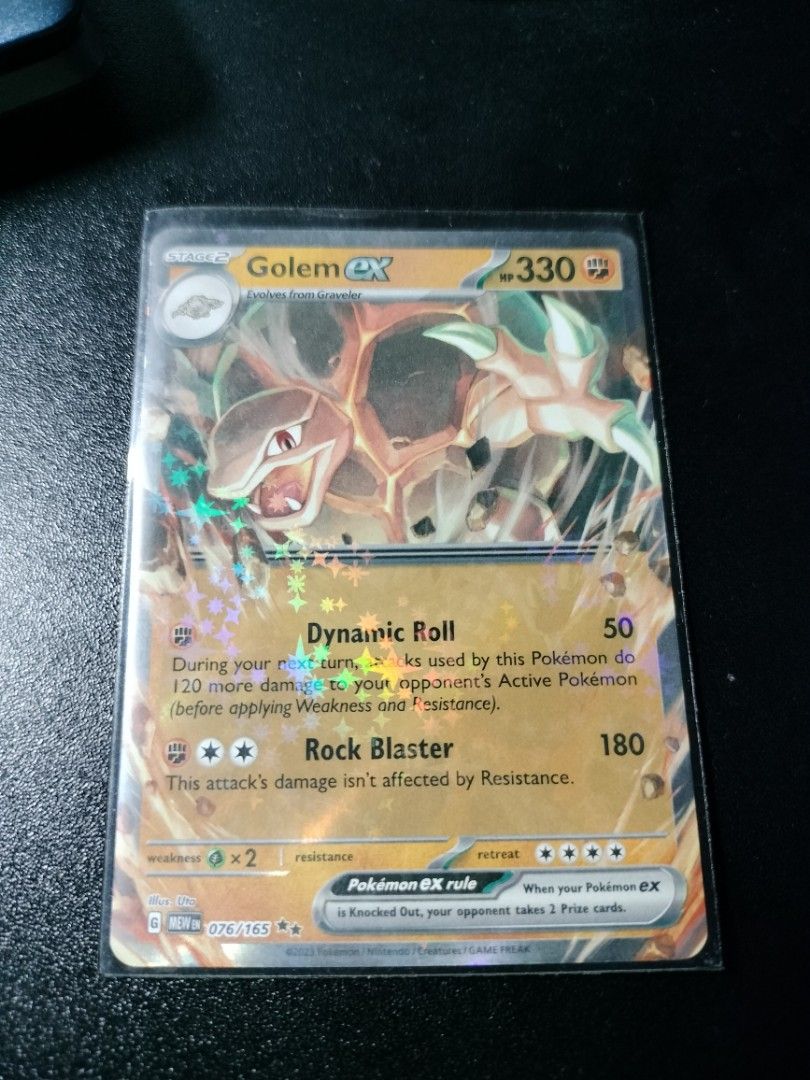 Golem EX Pokemon Card Game TCG Pokmon 151, Hobbies & Toys, Toys & Games on  Carousell