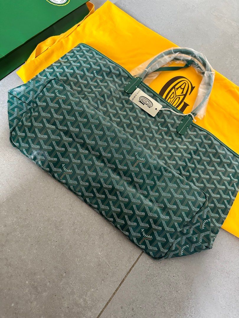 Goyard Green St Louis PM Bag, Luxury, Bags & Wallets on Carousell