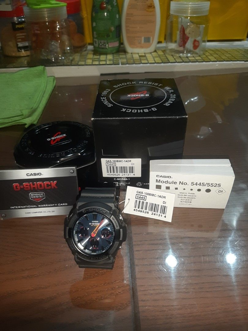 Gshock Gas100bmc Men s Fashion Watches Accessories Watches on Carousell