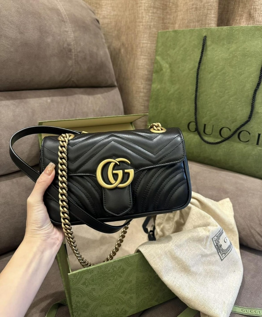 Gucci marmont flap 22cm 2025
