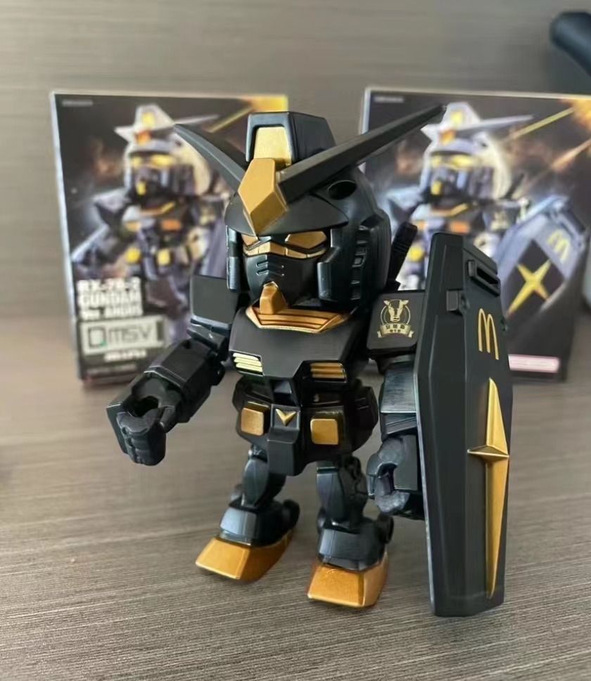 (READY STOCK) Gundam x MCD RX-78-2 ver Angus MCD x Gundam, Hobbies ...