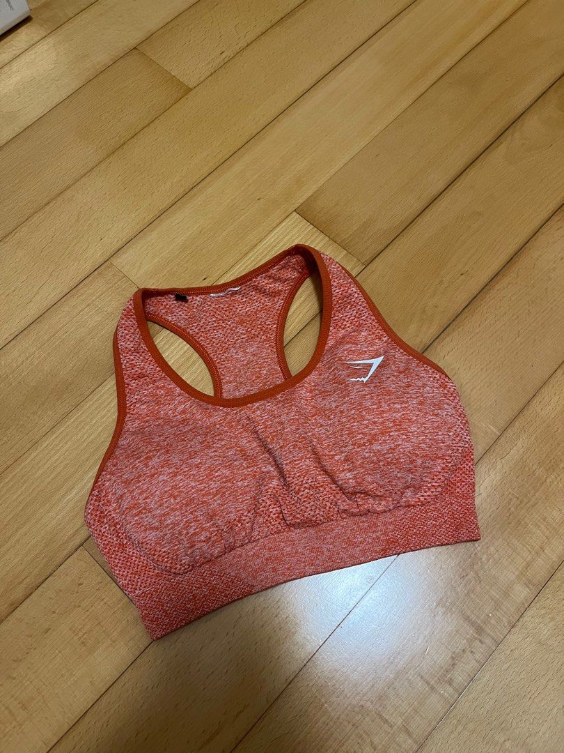 VITAL SEAMLESS 2.0 CROP TOP Woodland Green Marl, 女裝, 運動服裝