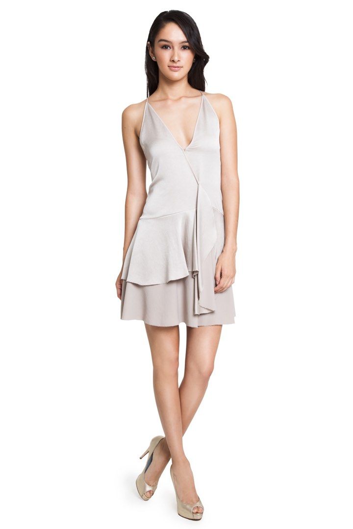Halston heritage 2025 silk dress
