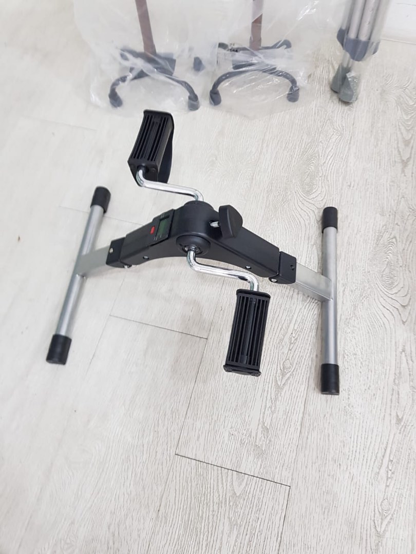 Hand and Foot Pedal Exercise Bike with Display Meter, Health & Nutrition, Assistive