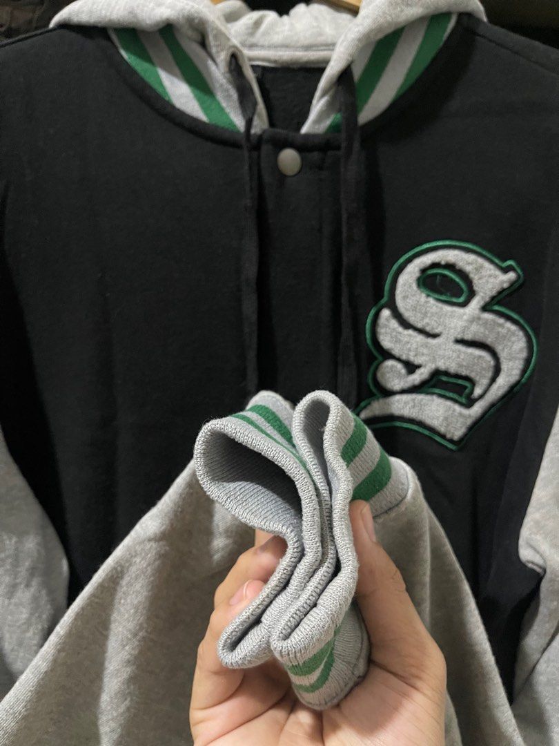Harry Potter Slytherin Varsity Jacket Men s Fashion Tops