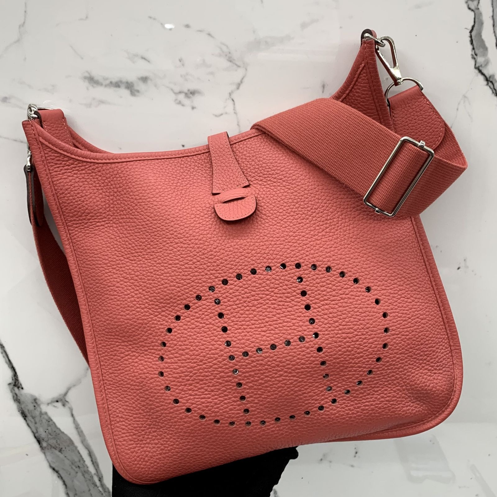 Hermès, Clemence Bougainvillier Red Evelyne