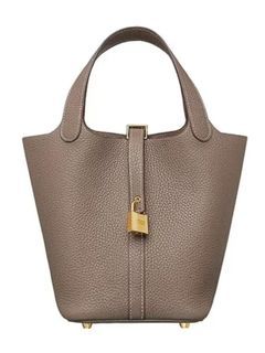 NEW HERMES PICOTIN 18 ETOUPE PWH D STAMP, Women's Fashion, Bags