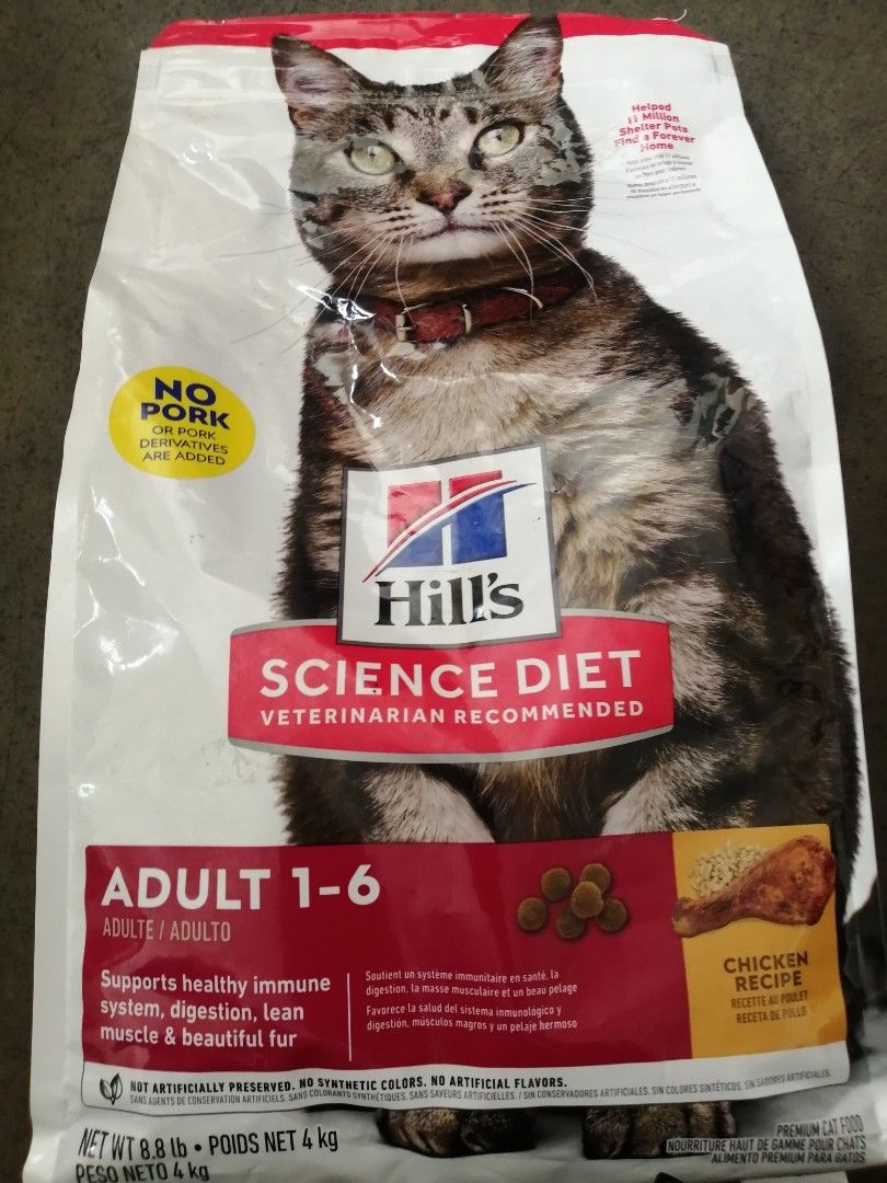 Hill cat food 4kg, Pet Supplies, Pet Food on Carousell
