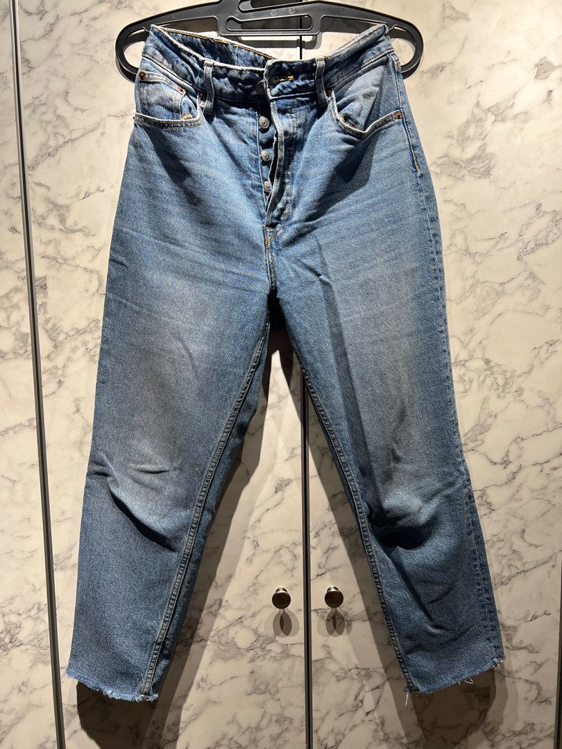 Mom fit deals jeans hm