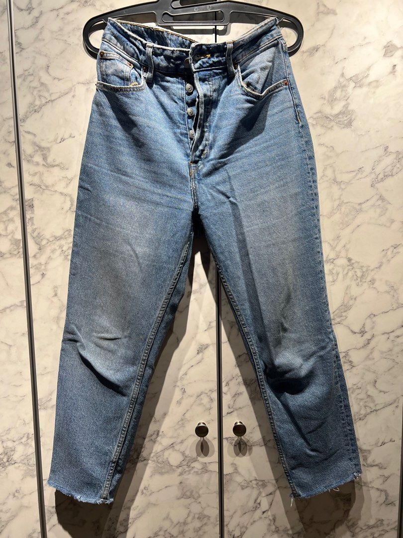 H M Mom Fit Jeans Women s Fashion Bottoms Jeans Leggings on