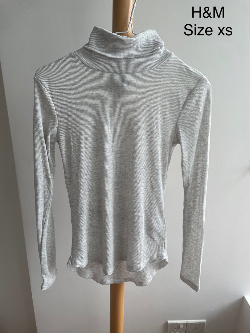 H and on sale m roll neck