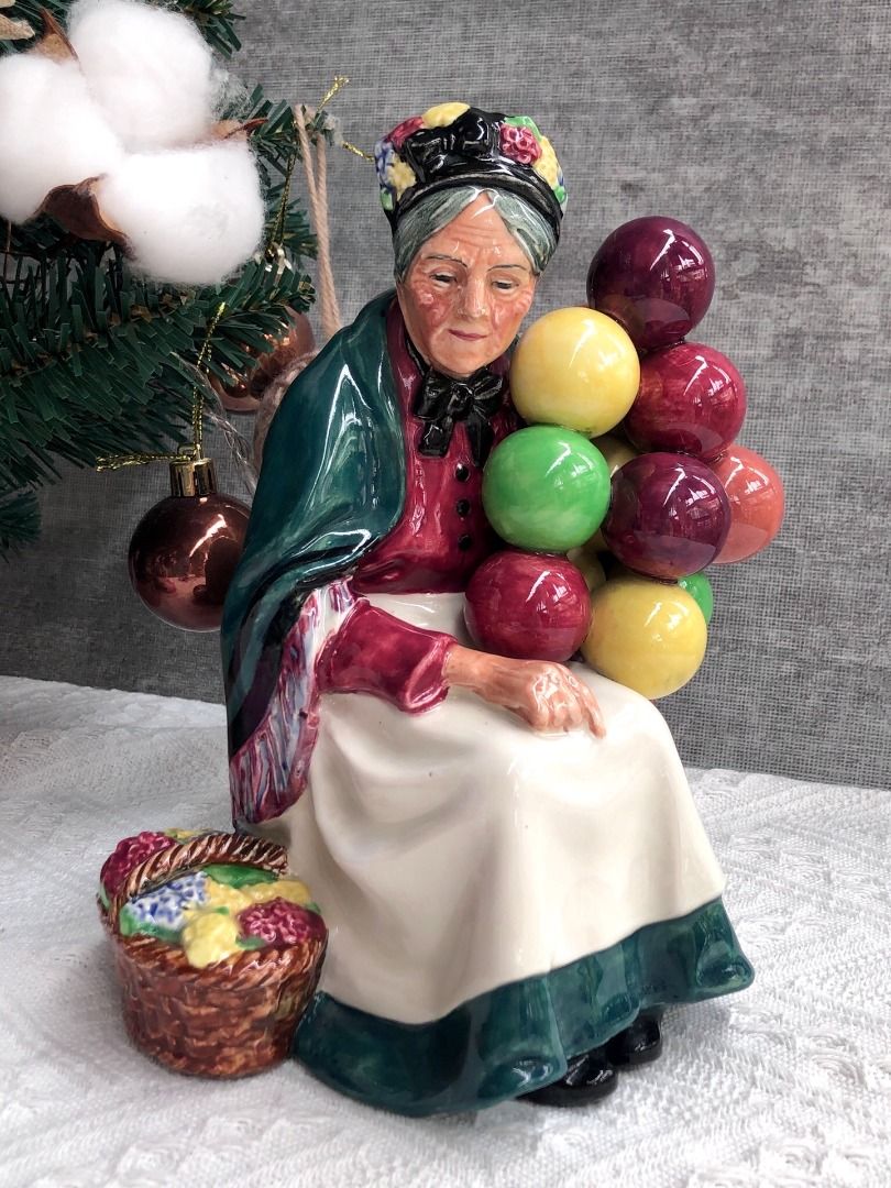 英國皇家道爾頓HN系列royal doulton氣球瓷偶, 興趣及遊戲, 收藏品及