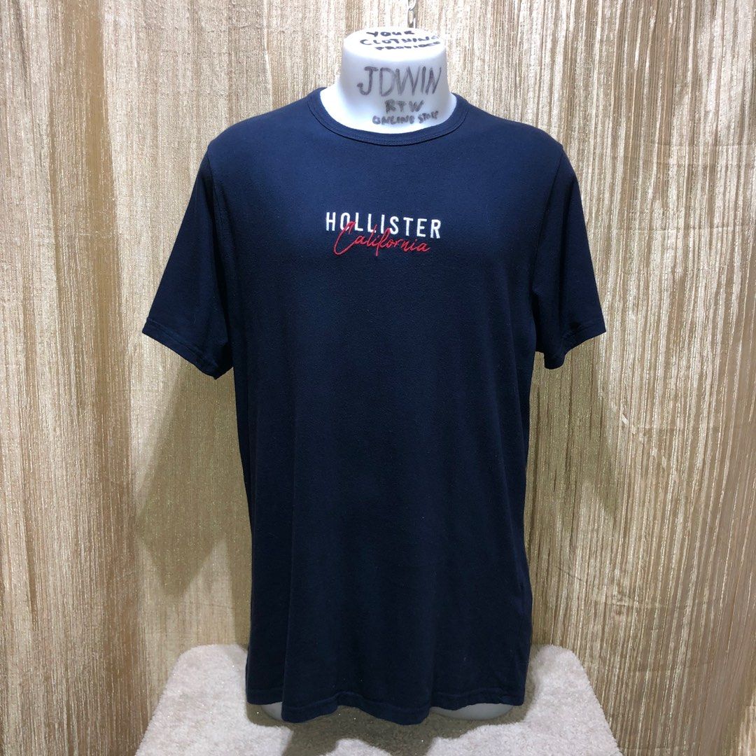 Buy Marvelous Hollister Callifornia Cotton Printed T-Shirt for Men and  Women - Black