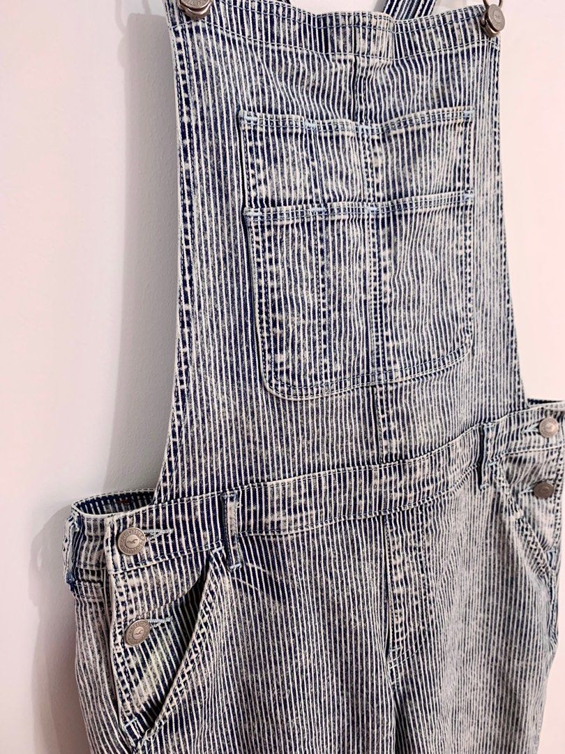 Hollister denim jumpsuit on sale