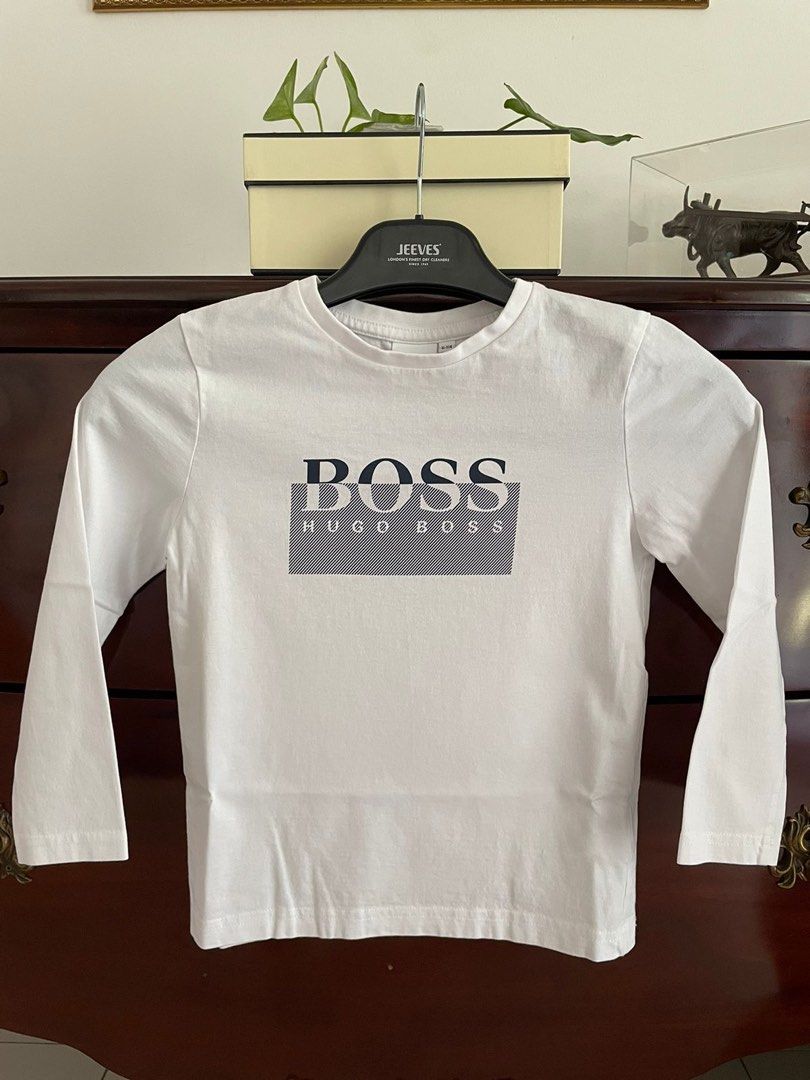 HUGO BOSS KIDS LONG SLEEVE T-SHIRT, Size
