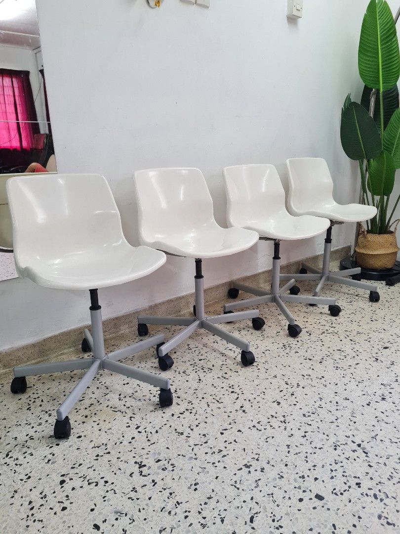 IKEA CHAIR SNILLE adjustable height & swivel, Furniture & Home Living