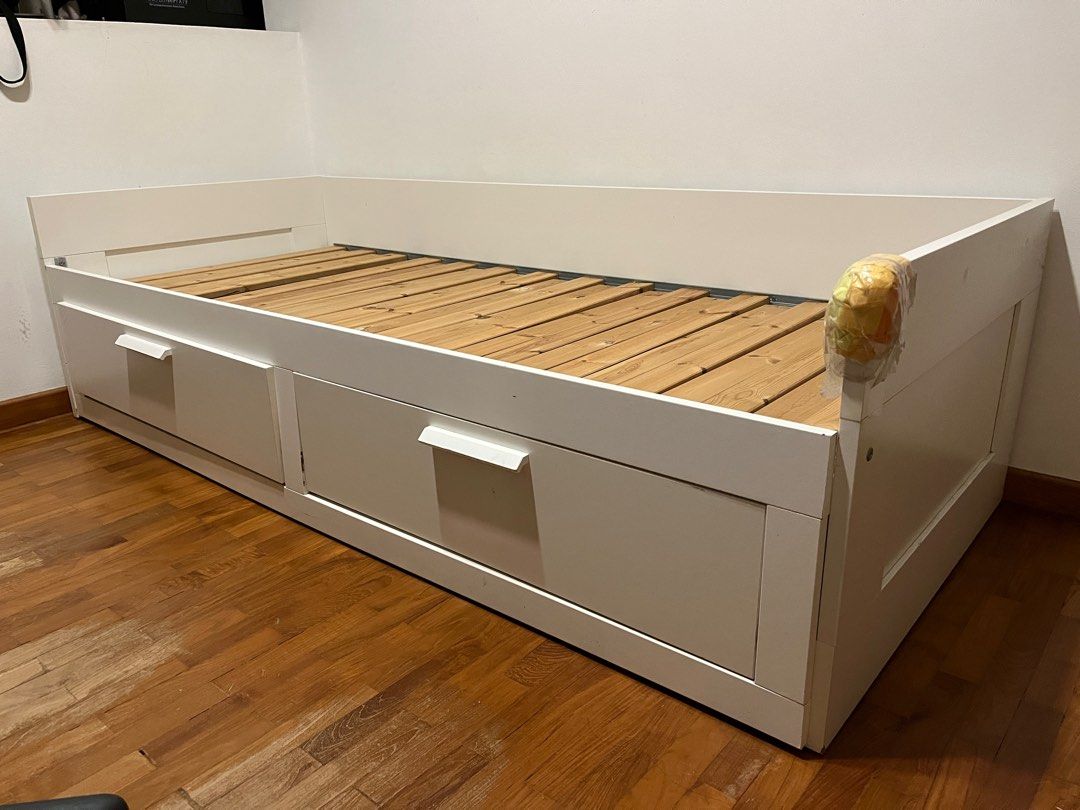 IKEA sofa bed with drawers, Furniture & Home Living, Furniture, Bed