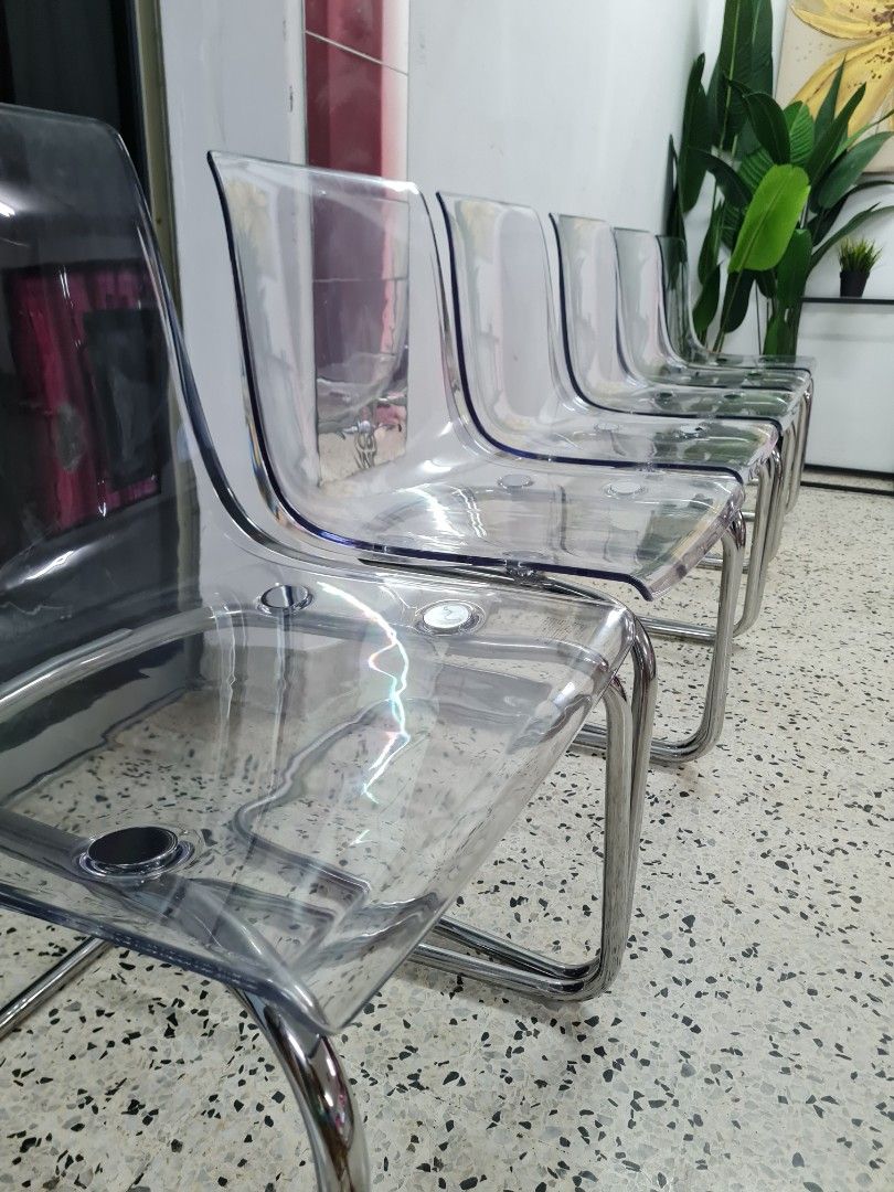 Ikea deals transparent chair