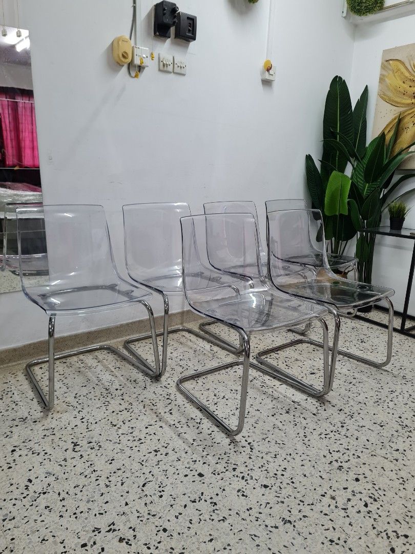 Ikea hotsell transparent chair