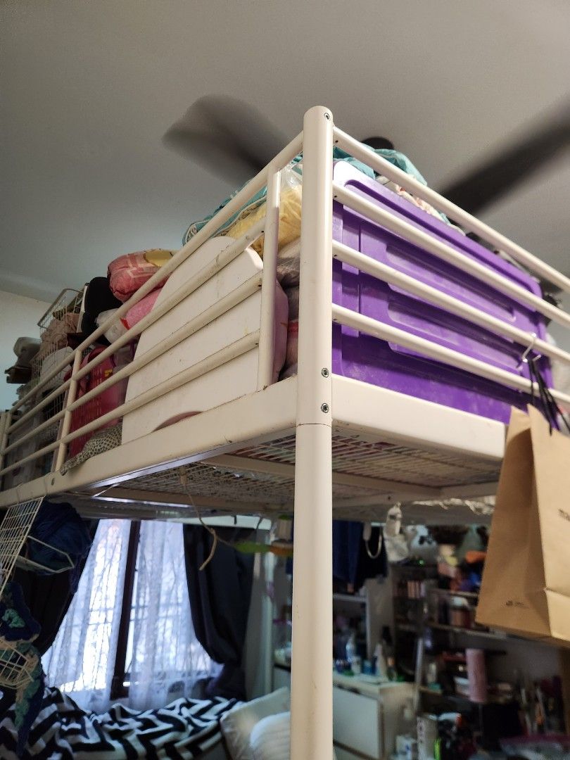 Ikea Tromso Loft Bed Double, Furniture & Home Living, Furniture, Bed