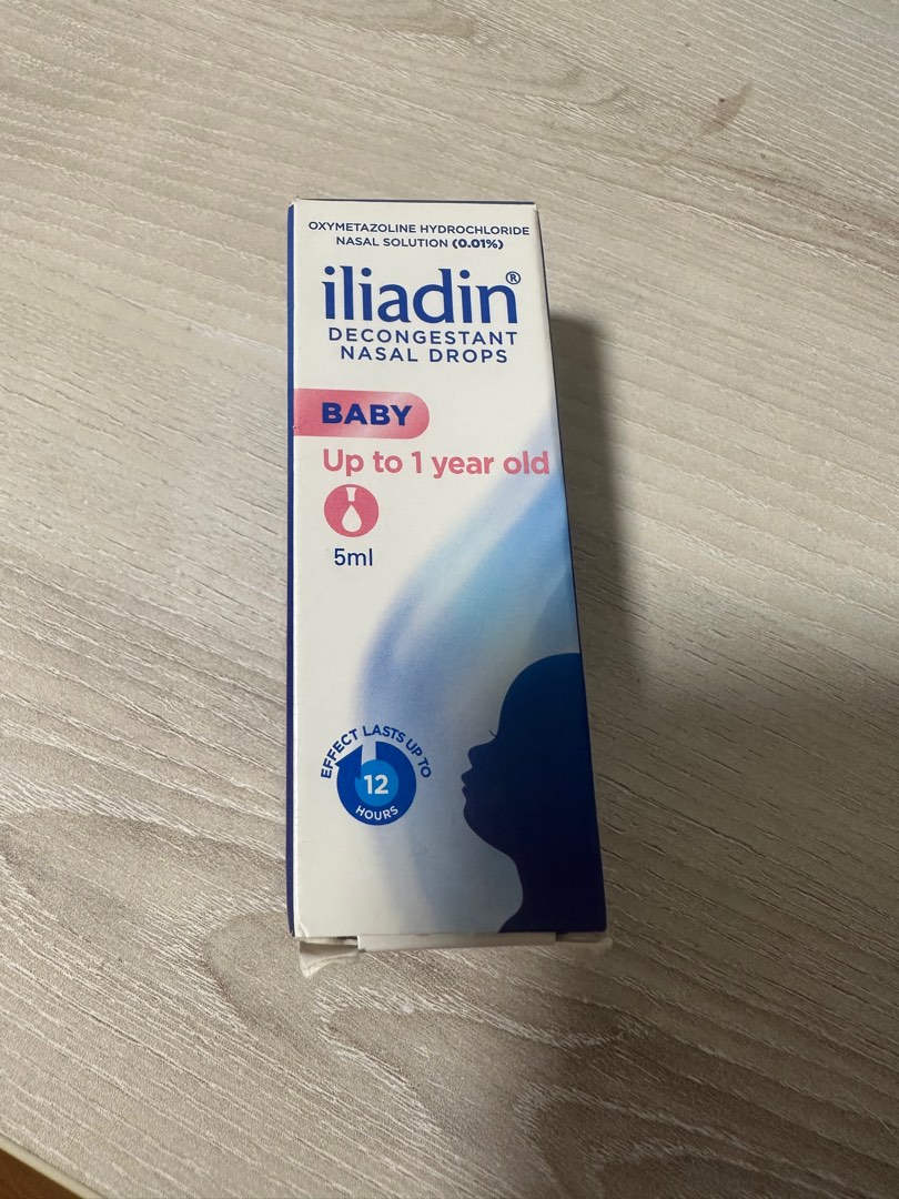 Iliadin Decongestant Nasal Drops Baby, Health & Nutrition, Medical