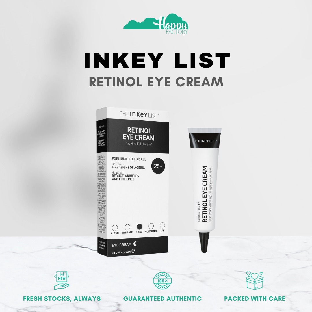 INKEY LIST Retinol Eye Cream, Beauty & Personal Care, Face, Face Care