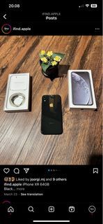 Iphone XR iBox fullset 64GB Black
