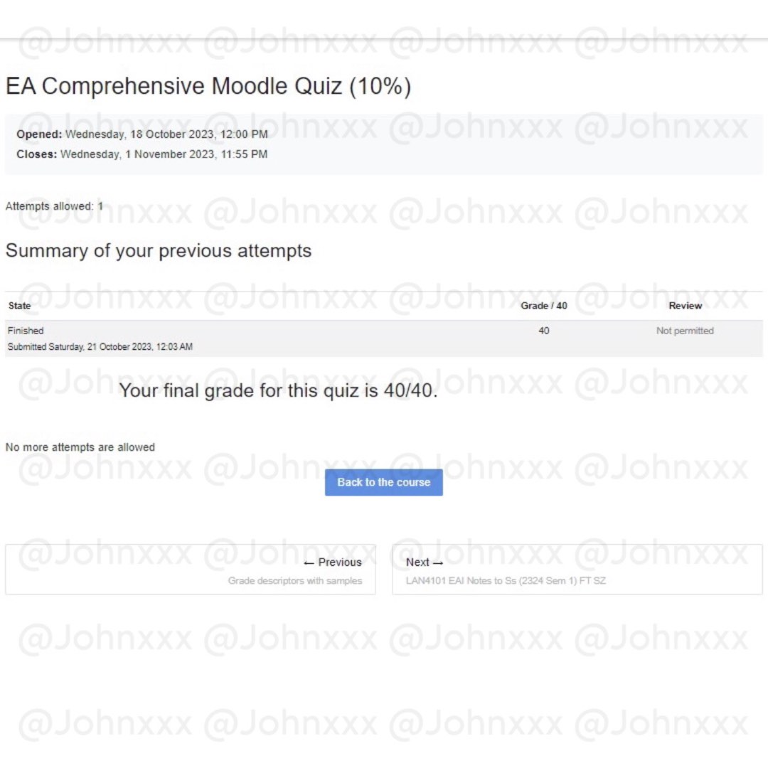 IVE English - Moodle Quiz Online Quizzes Contract Work Answer Reference CA EA Assignment NLP (LAN3107, LAN3108, LAN4101, LAN4107, LAN4108)62863125010690111