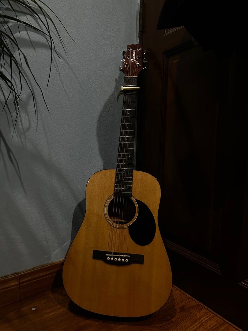 JASMINE JM10 MiniDreadnought Acoustic Guitar, Hobbies & Toys, Music