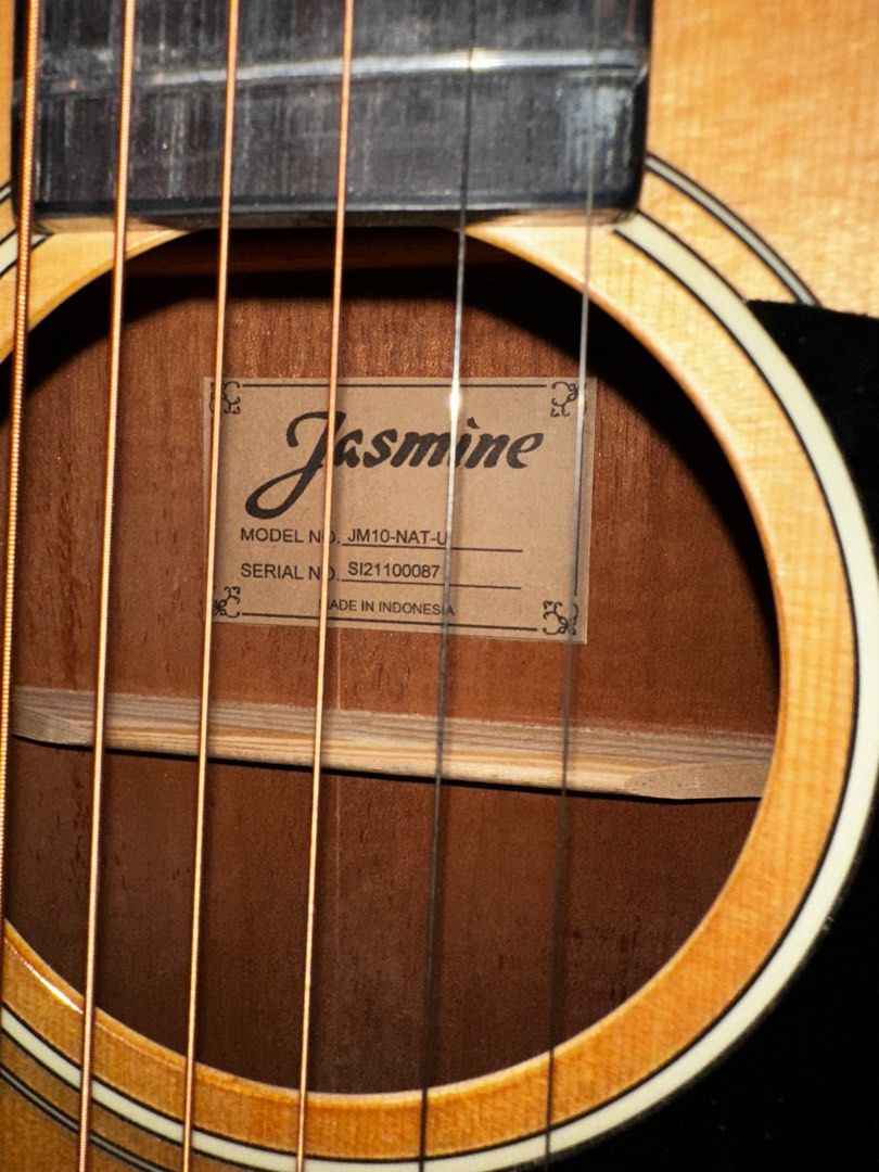 JASMINE JM10 MiniDreadnought Acoustic Guitar, Hobbies & Toys, Music