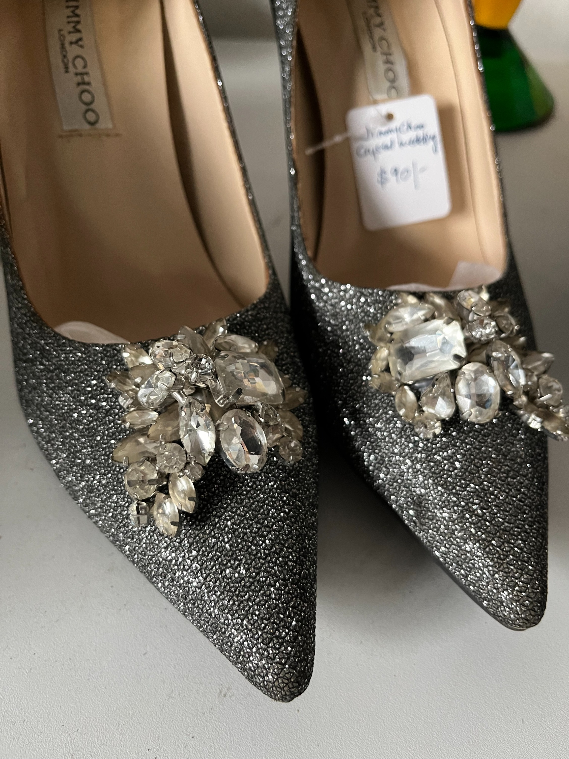Jimmy choo new arrivals crystal wedding shoes