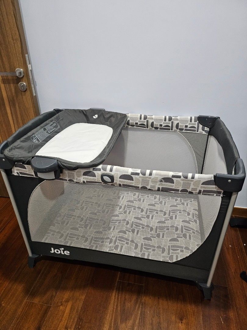 Joie Commuter Change Travel Cot Logan, Babies & Kids, Baby Nursery