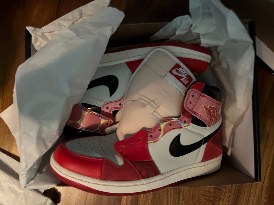 Jordan 1 Spider Man Size 9 Men s Fashion Footwear Sneakers on