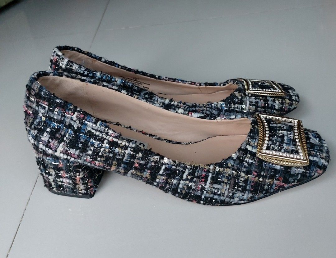 Karl lagerfeld tweed shoes cheap