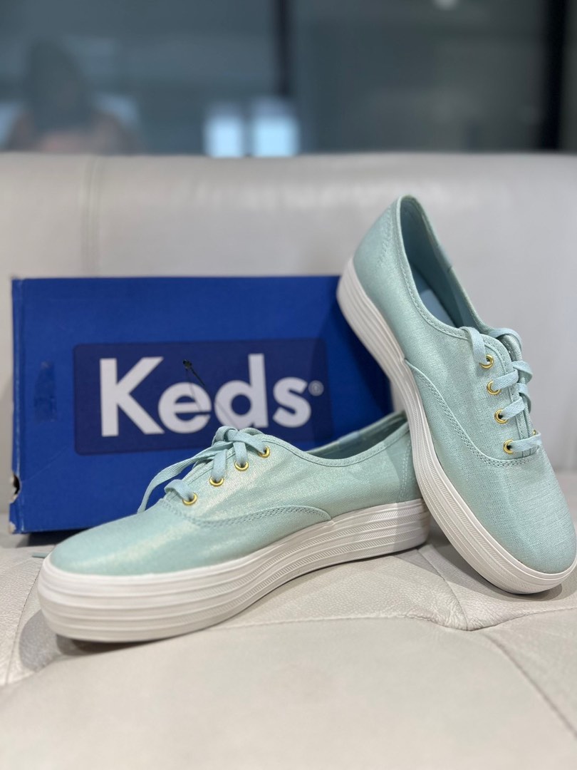 light blue keds
