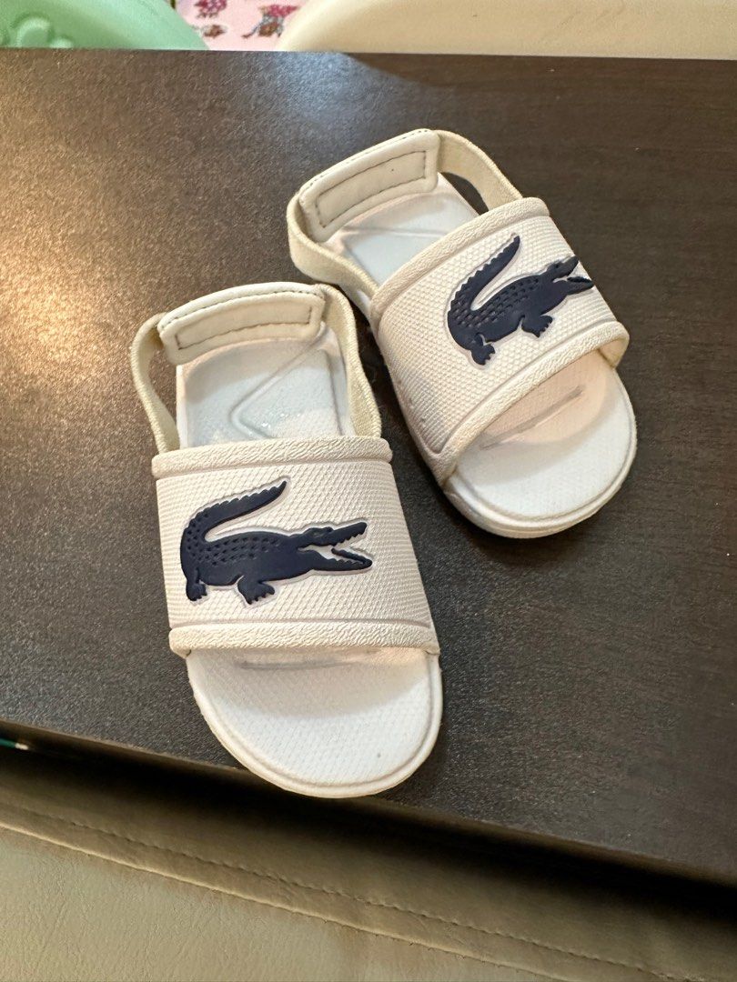 Lacoste store baby sandals