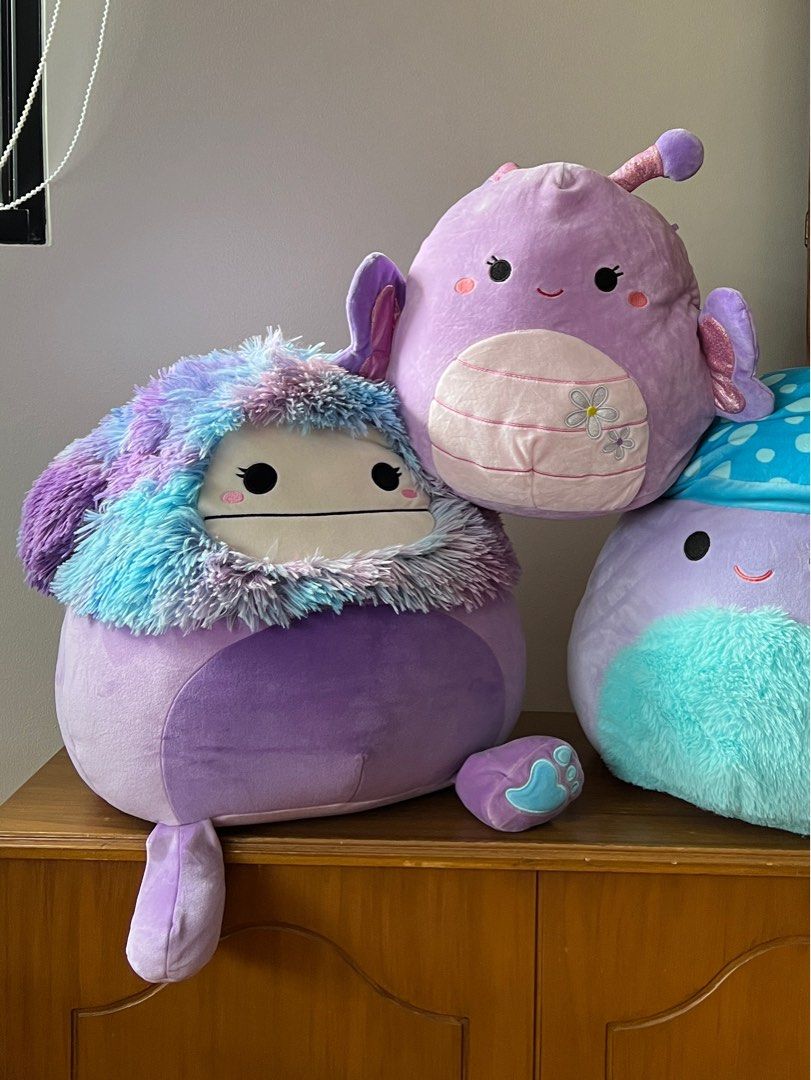 Large purple eden the bigfoot squishmallow 16 inch hobbies toys