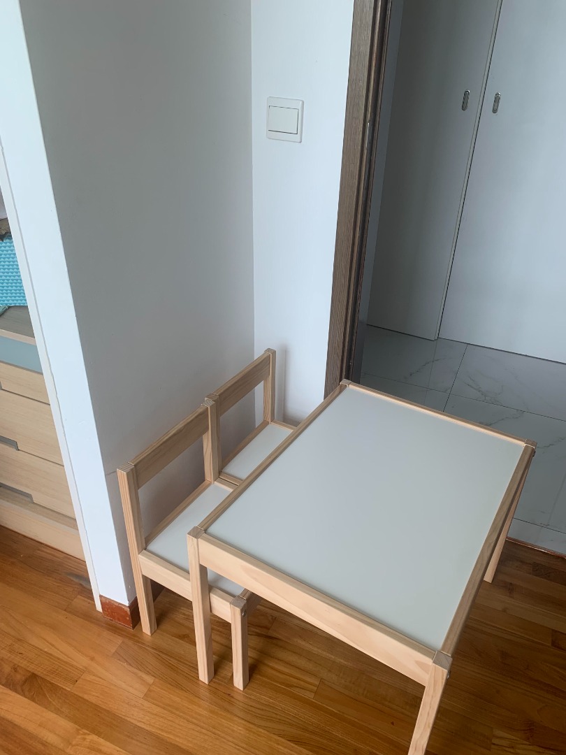 LATT IKEA TABLE CHAIR, Babies & Kids, Baby Nursery & Kids Furniture