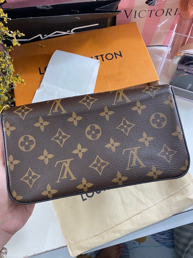 LV Felice Clutch, Luxury, Bags & Wallets on Carousell