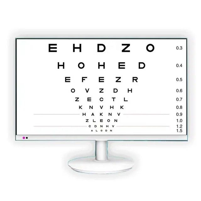 LCD visual acuity chart, Computers & Tech, Office & Business Technology ...