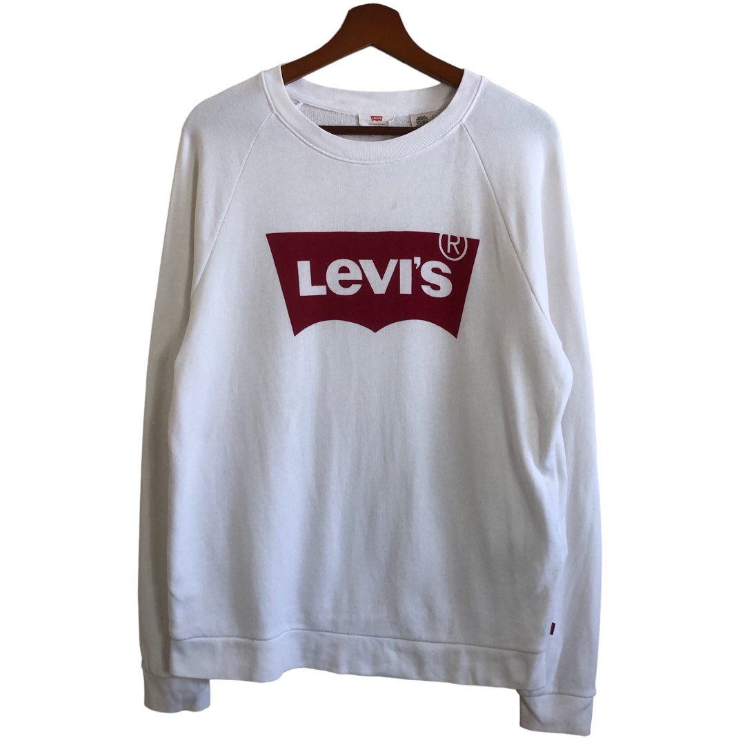 Levis Big Logo Sweater Men s Fashion Activewear on Carousell